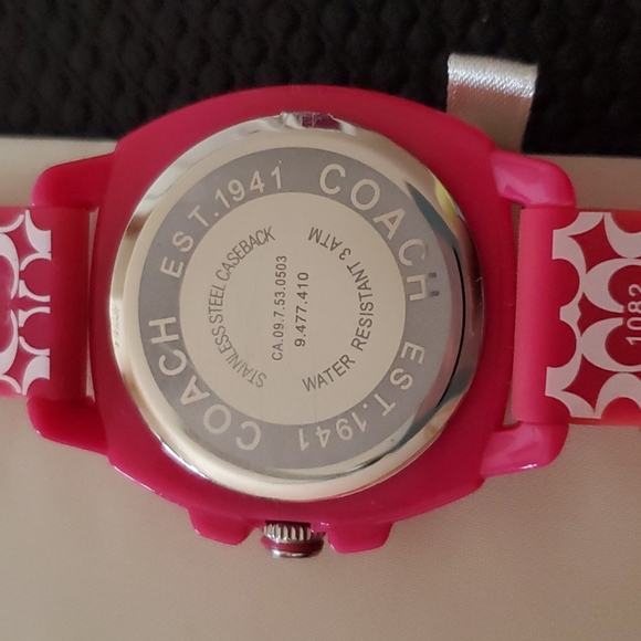 Coach Boyfriend Pink Wristwatch - Picture 4 of 8